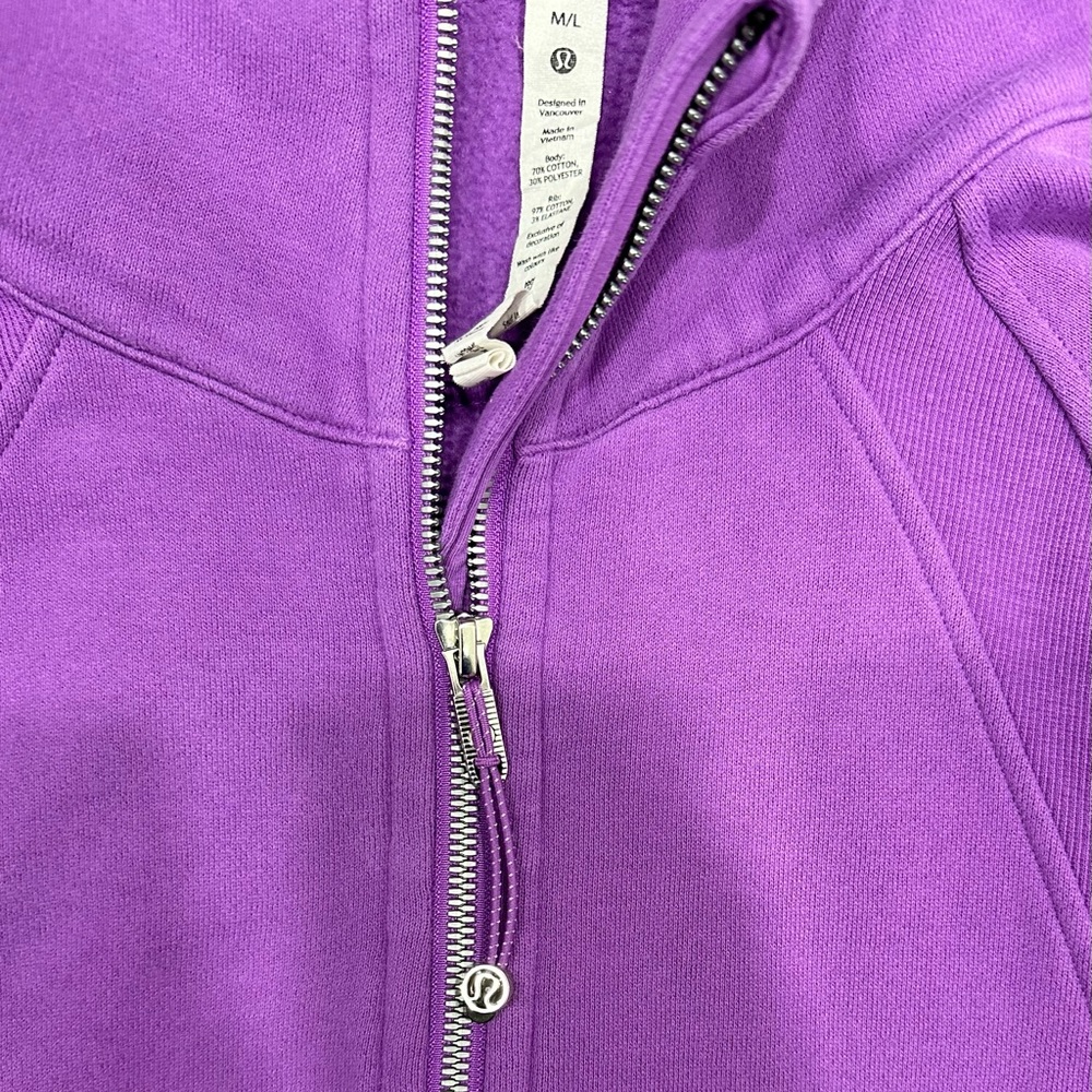 lululemon scuba half zip hoodie